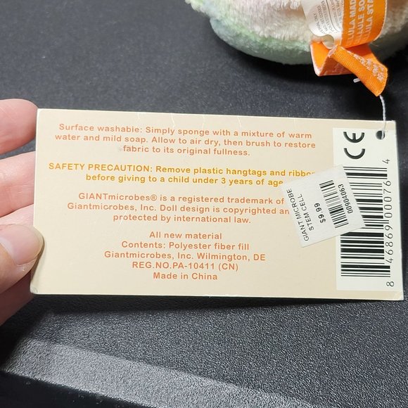 Giant Microbes by Drew Oliver Stem Cell Plush Educational Stuffed Animal Science - Picture 5 of 7